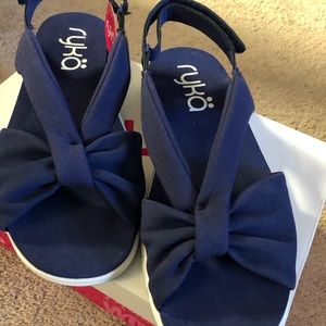 Navy blue Ryka sandals